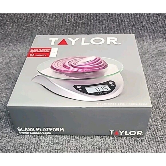 New Taylor Glass Platform Digital Kitchen Scale - Picture 2 of 3